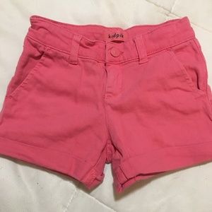 Pink shorts